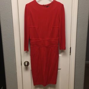 Red dress MNG BY MANGO